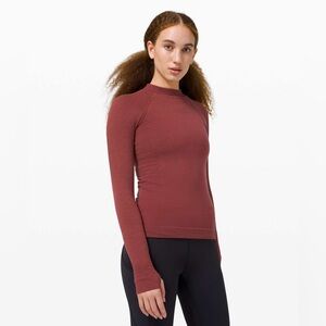 Lululemon Keep The Heat Thermal Long Sleeve- Savannah